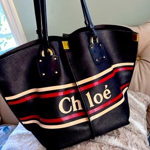 CHLOE Smooth Calfskin Mediums Vick Tote